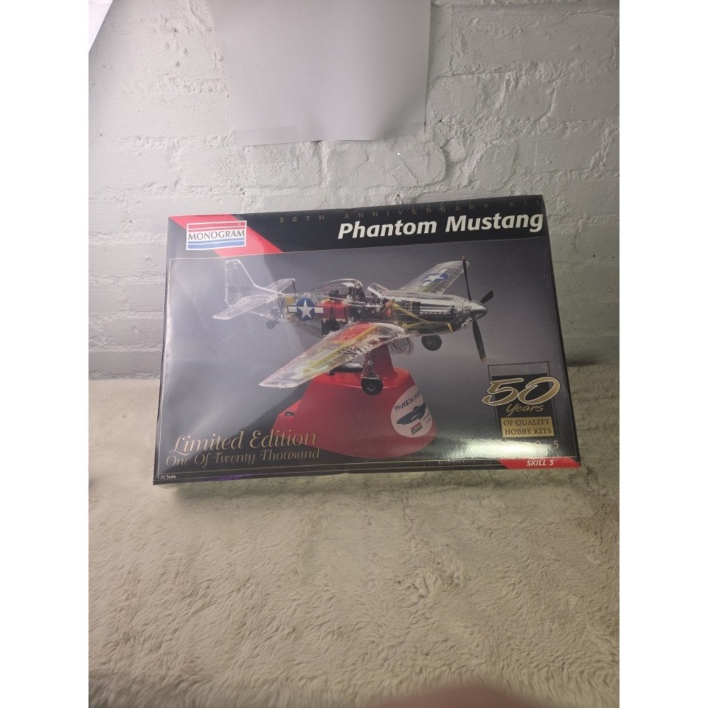 Monogram Phantom Mustang 1:32 Scale Model Kit 50th Anniversary Limited Ed 0067